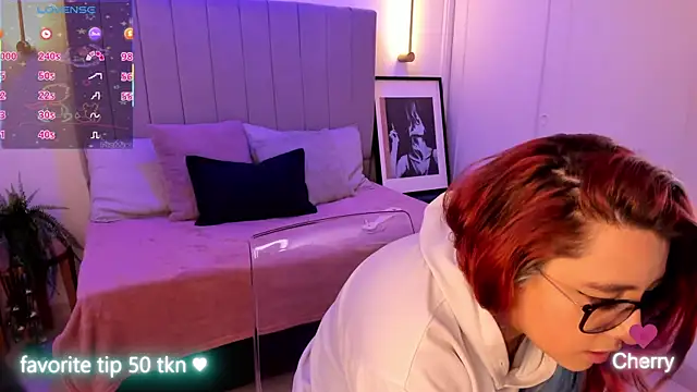 Cherry blush  online show from September 18, 8:18 pm