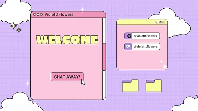 violetttflowers online show from April 1, 4:15 pm