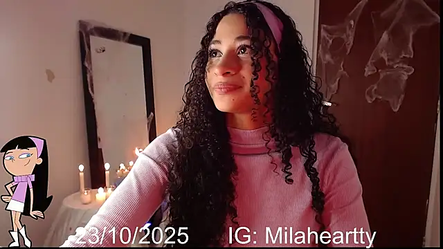 Snapshot of heartty_Milah chatting on October 23, 11:00 pm heartty Milah online show from October 23, 11:00 pm
