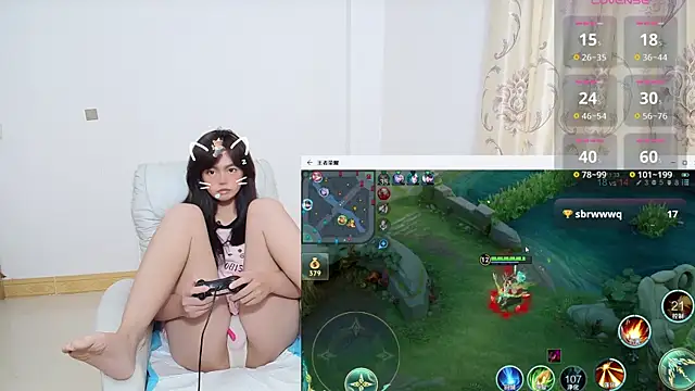 Snapshot of Duolamei chatting on October 31, 6:04 am Duolamei online show from October 31, 6:04 am