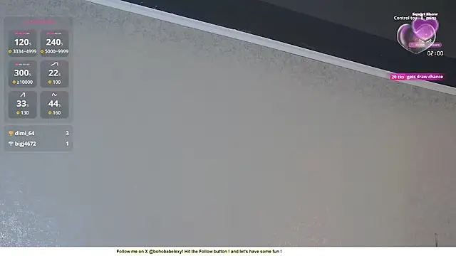 Snapshot of BohoBabeLexy chatting on October 22, 10:31 am BohoBabeLexy online show from October 22, 10:31 am