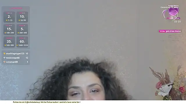 Snapshot of BohoBabeLexy chatting on September 17, 10:19 pm BohoBabeLexy online show from September 17, 10:19 pm