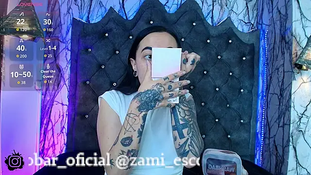 Snapshot of Zami_Escobar_of chatting on September 20, 8:07 pm Zami Escobar of online show from September 20, 8:07 pm