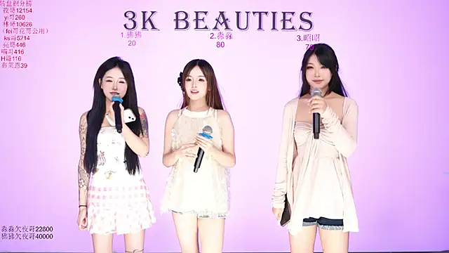 3k---beauties online show from September 18, 12:37 pm
