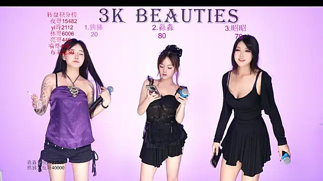 3k---beauties online show from September 14, 2:04 pm