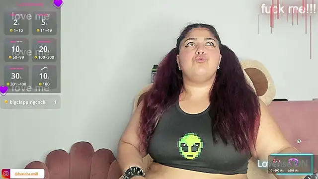Snapshot of kendra_lil_evill chatting on September 27, 11:56 pm kendra lil evill online show from September 27, 11:56 pm
