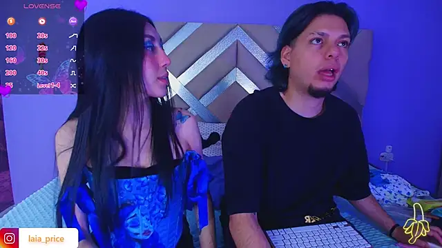 Laia and Damian online show from October 1, 8:36 pm