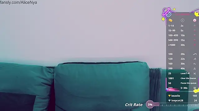 AliceNya cute online show from October 15, 5:21 am