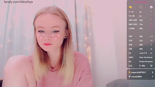 AliceNya cute online show from February 20, 5:39 am