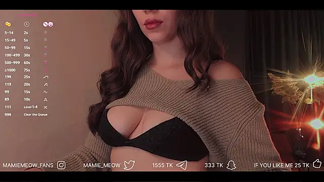 Mamiemeow online show from November 25, 6:59 am