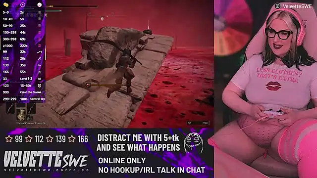 VelvetteSWE online show from July 2, 3:45 am