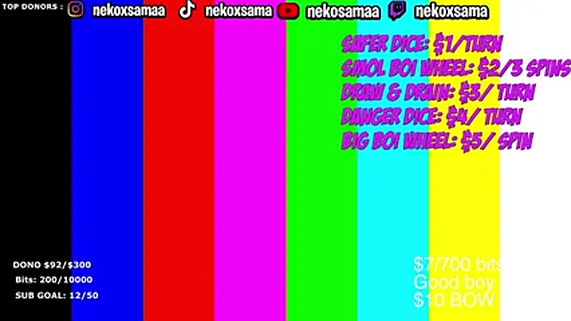 nekoxwaifu online show from August 7, 5:09 pm