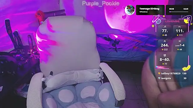 Purple-Pookiee online show from February 23, 5:19 am