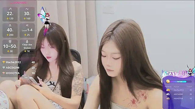 Angel-Sisters online show from April 19, 6:10 pm