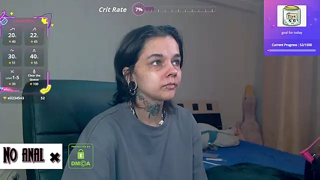 Snapshot of Dark__Elf chatting on October 17, 9:51 pm Dark Elf online show from October 17, 9:51 pm