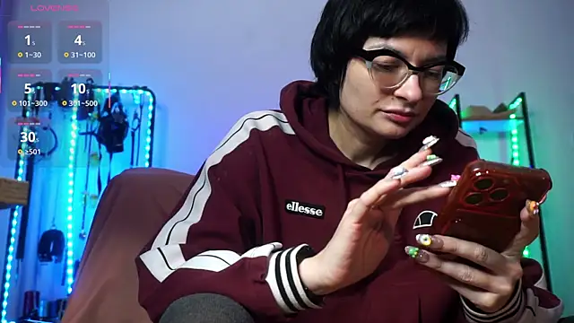 CyberXGoddess online show from October 14, 1:08 am