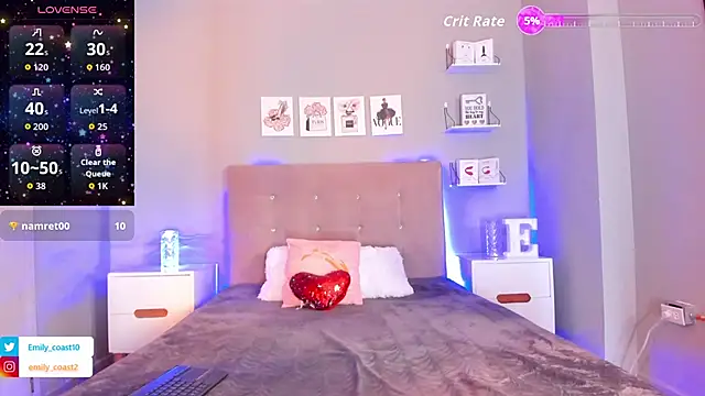 EmilyCoast-1 online show from February 5, 7:50 pm