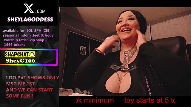 sheylagoddess11 online show from March 30, 1:11 pm