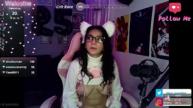 Abysparadise online show from October 5, 4:50 am