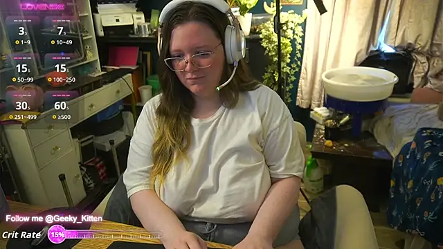 Snapshot of Geeky_Kitten chatting on September 11, 3:01 pm Geeky Kitten online show from September 11, 3:01 pm