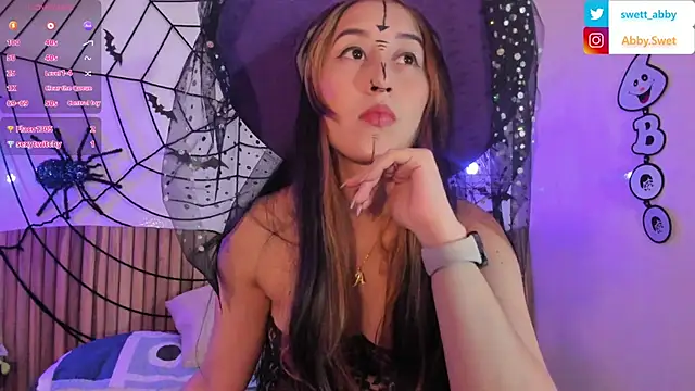 Snapshot of Abby_Sweet1_ chatting on October 30, 1:45 pm Abby Sweet1 online show from October 30, 1:45 pm
