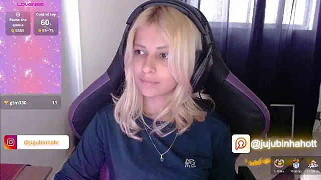 Snapshot of jujubinhahot chatting on October 20, 10:07 am jujubinhahot online show from October 20, 10:07 am