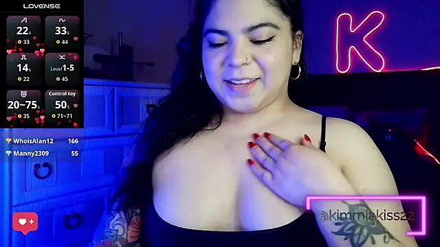 kimmiakiss22 online show from February 24, 2:11 am