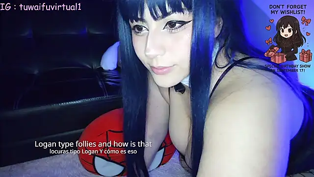 TuWaifuVirtual1 online show from September 11, 1:28 am