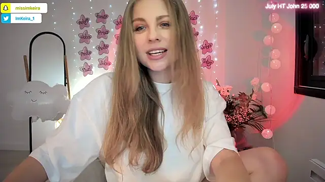 ImKeira online show from July 7, 8:44 pm